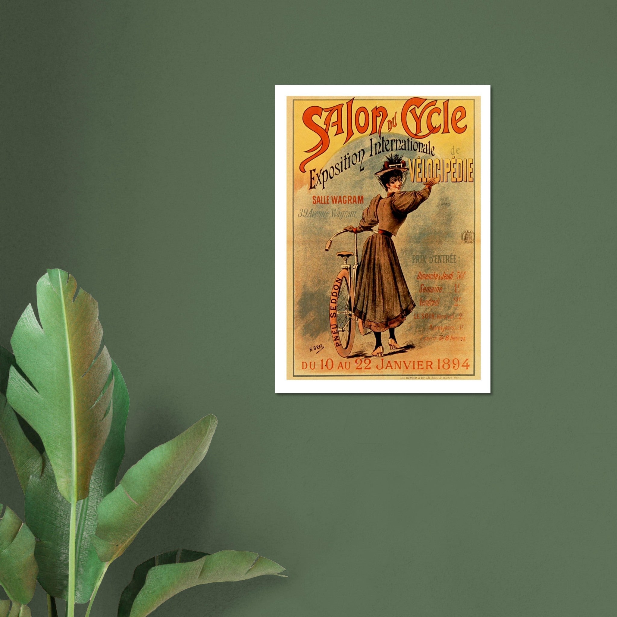Salon du Cycle - 1894 Exhibition Poster - Transit Art