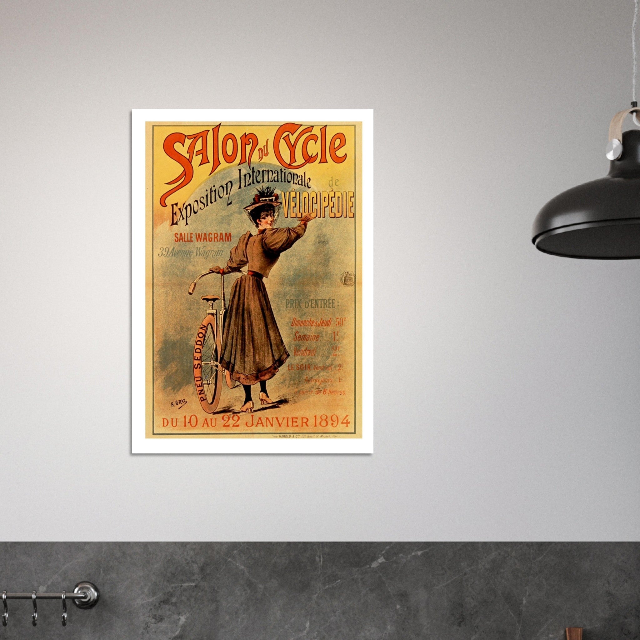 Salon du Cycle - 1894 Exhibition Poster - Transit Art