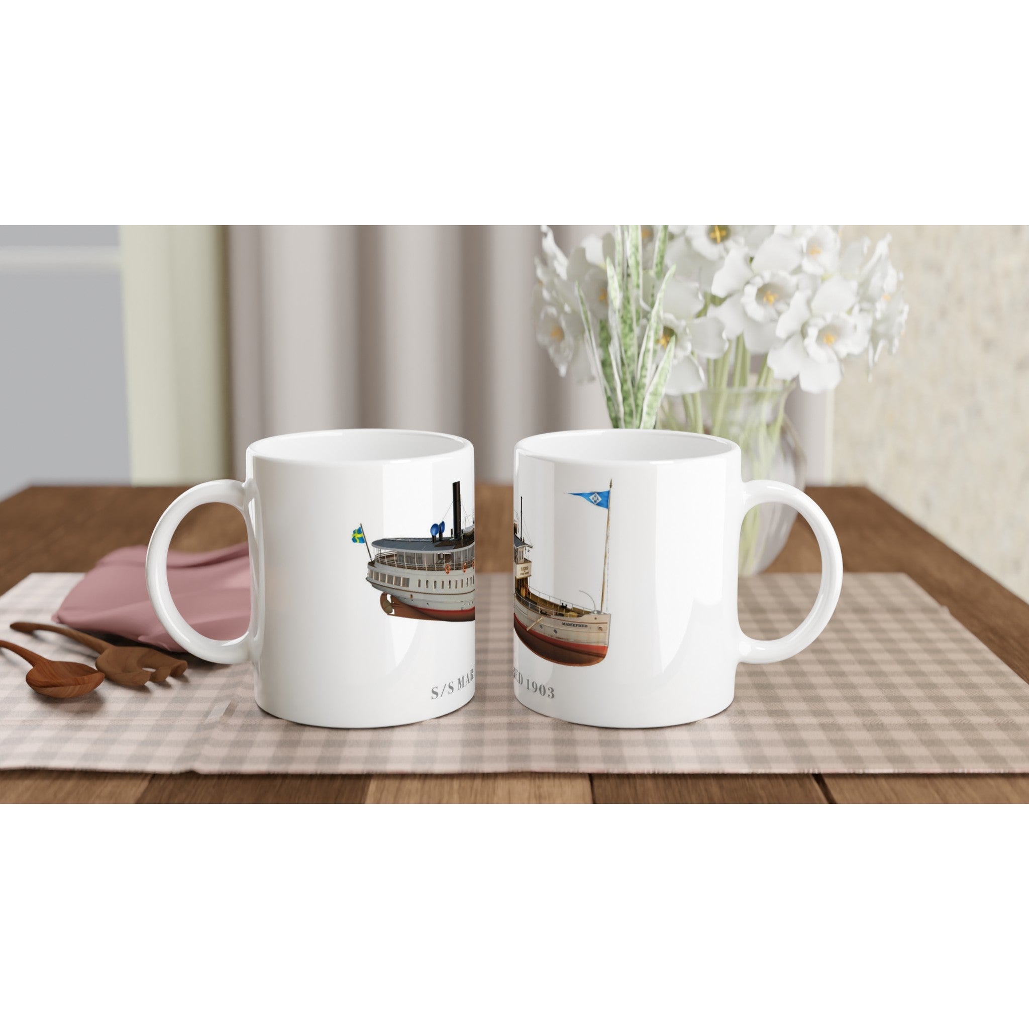 S/S Mariefred - Mug - Transit Art