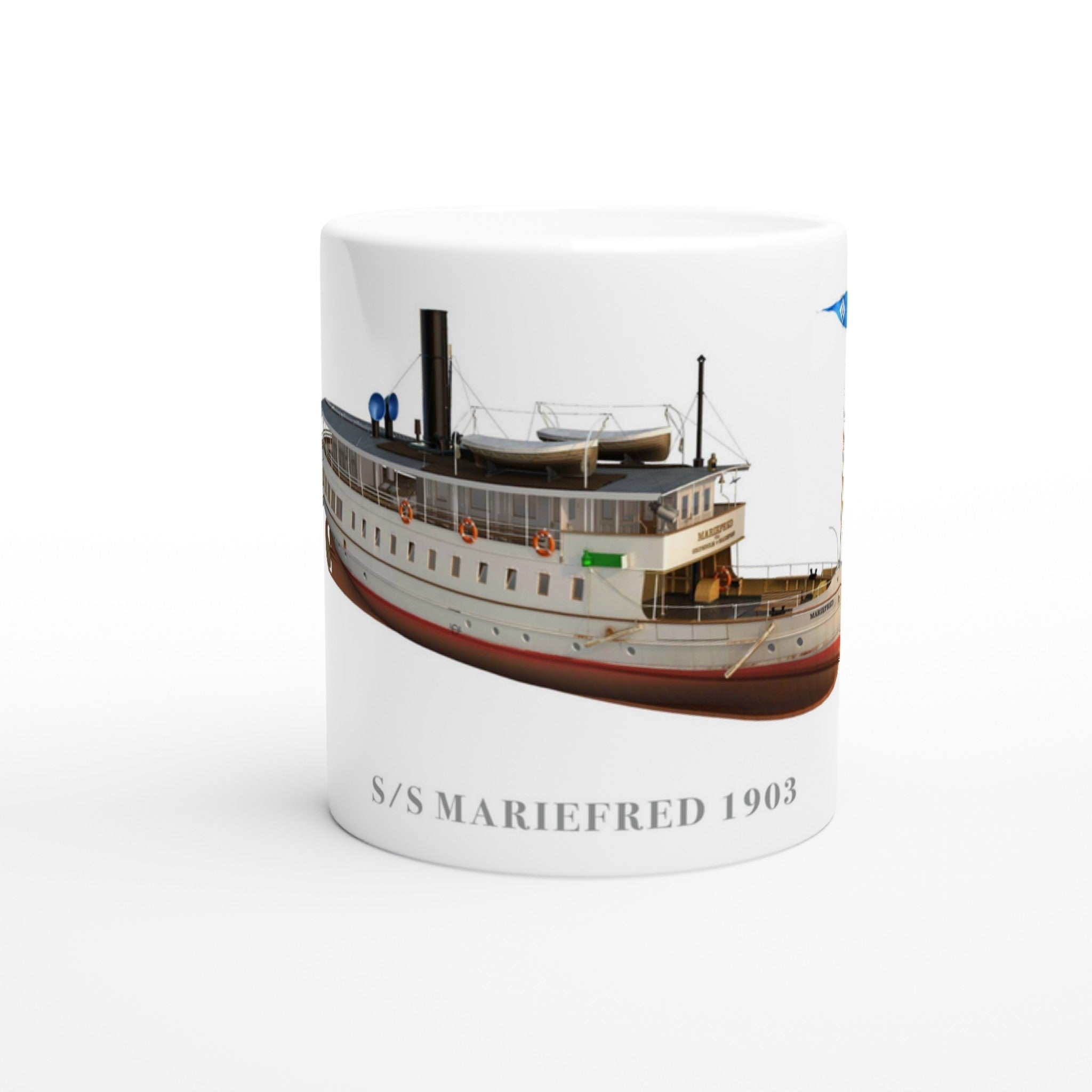 S/S Mariefred - Mug - Transit Art