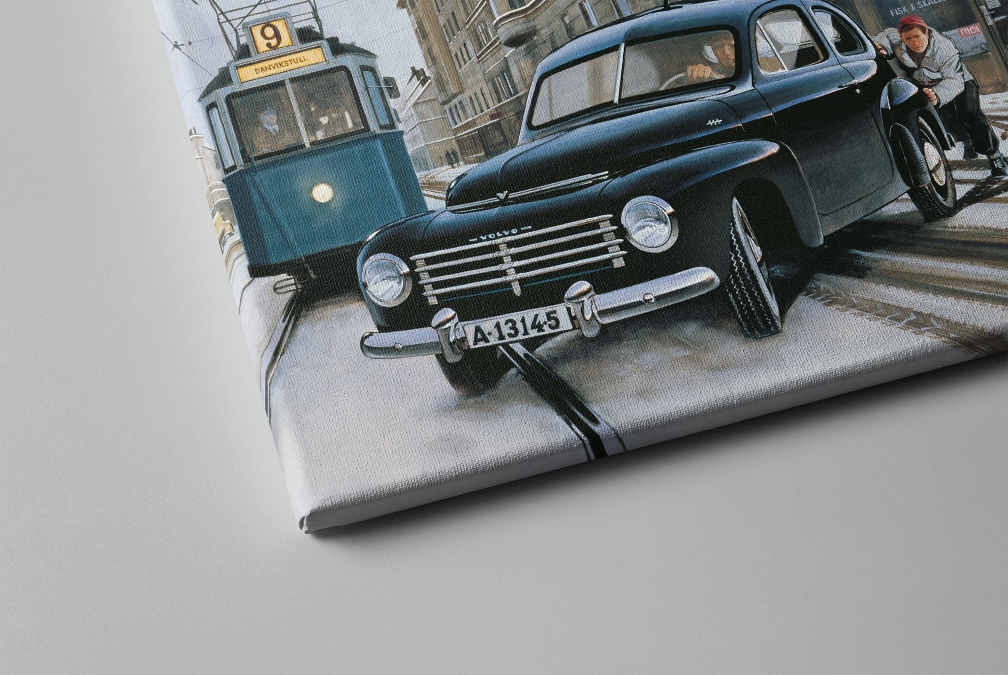 Stockholm Winter - canvas - Transit Art