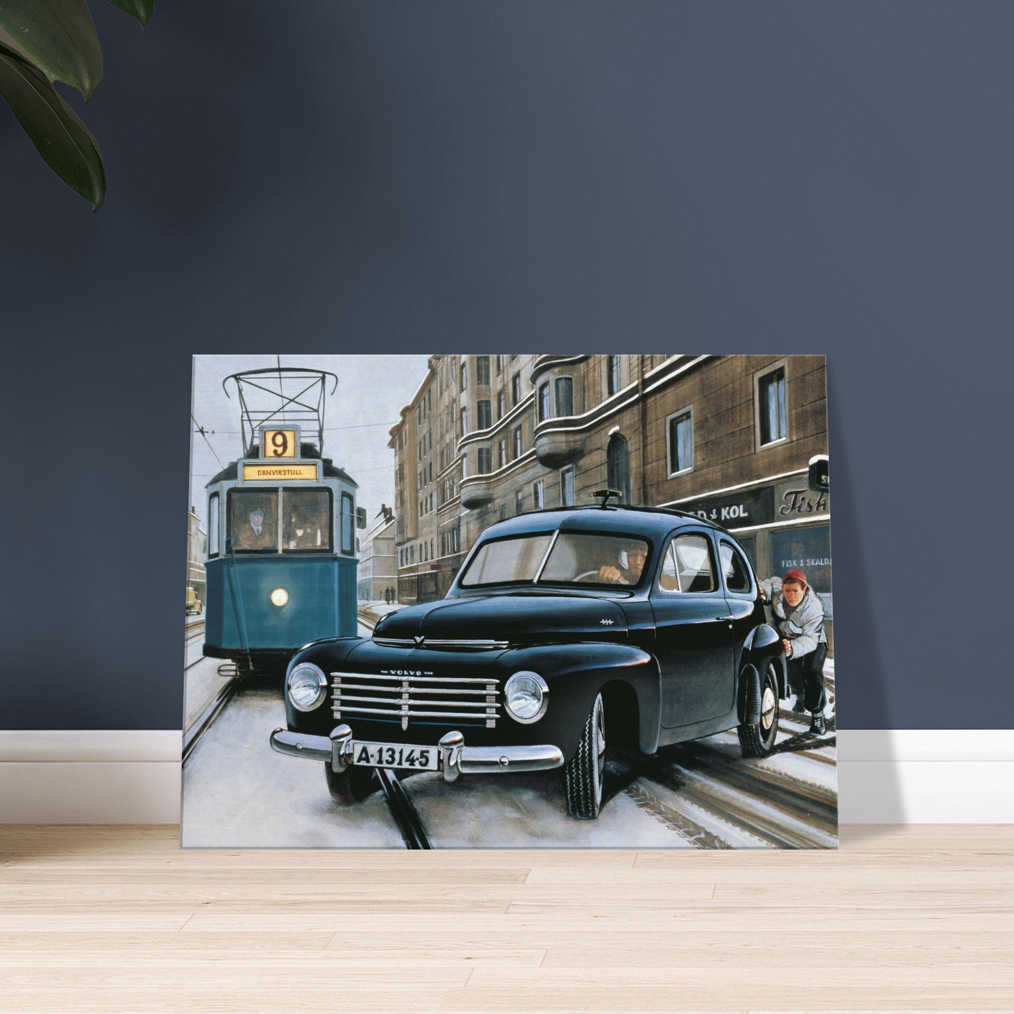 Stockholm Winter - canvas - Transit Art