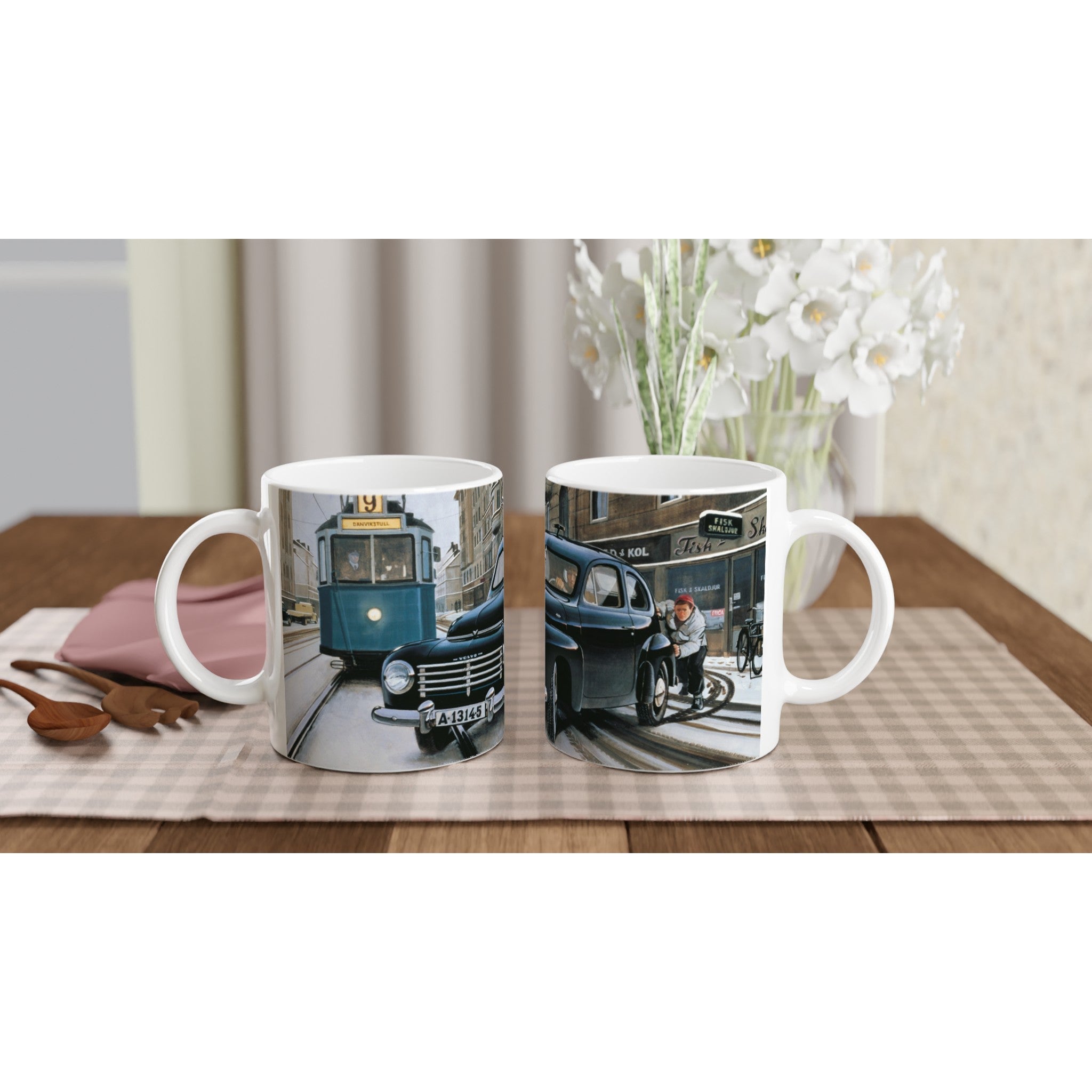 Stockholm Winter - Mug - Transit Art