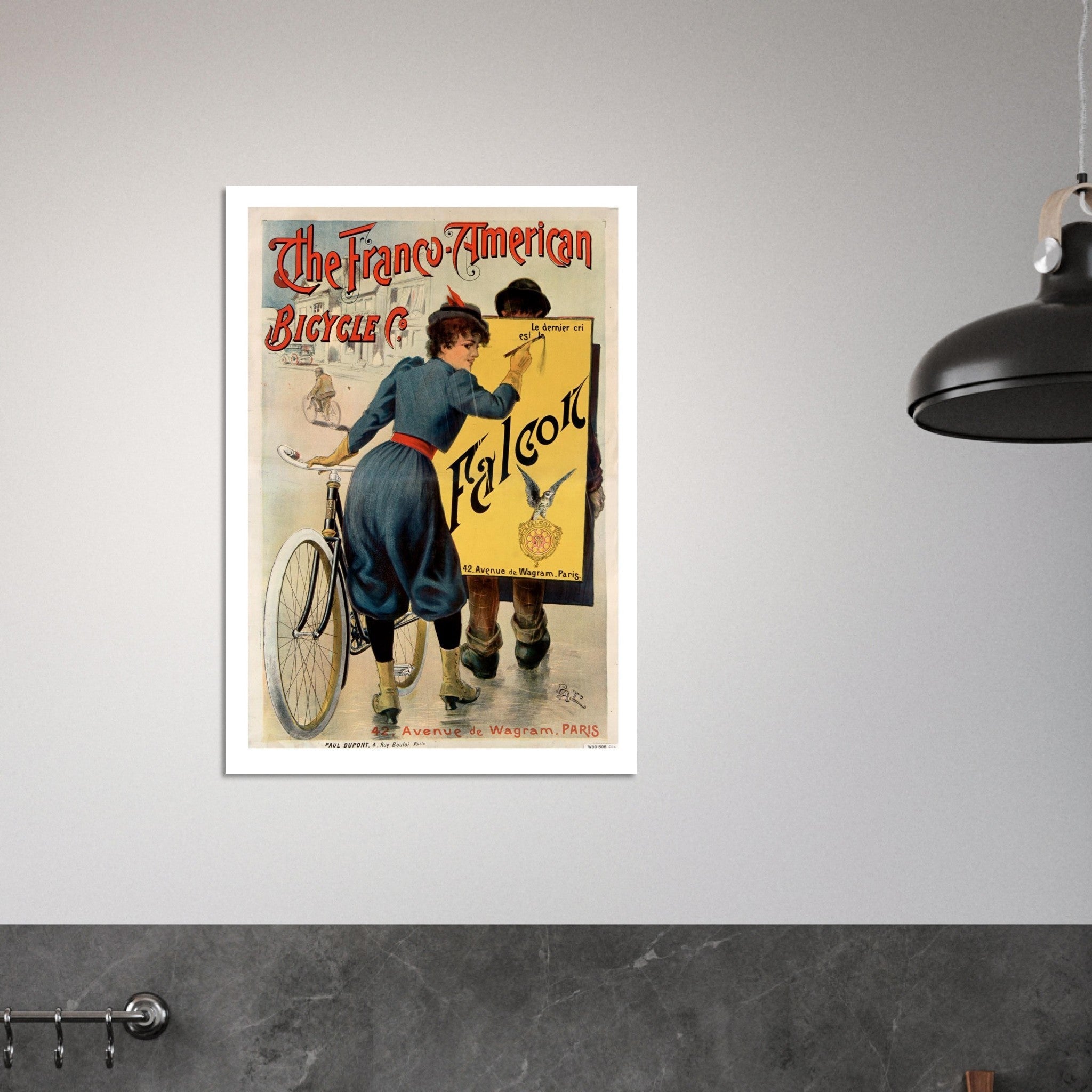 The Franco - American Bicycle Co. Poster - Transit Art