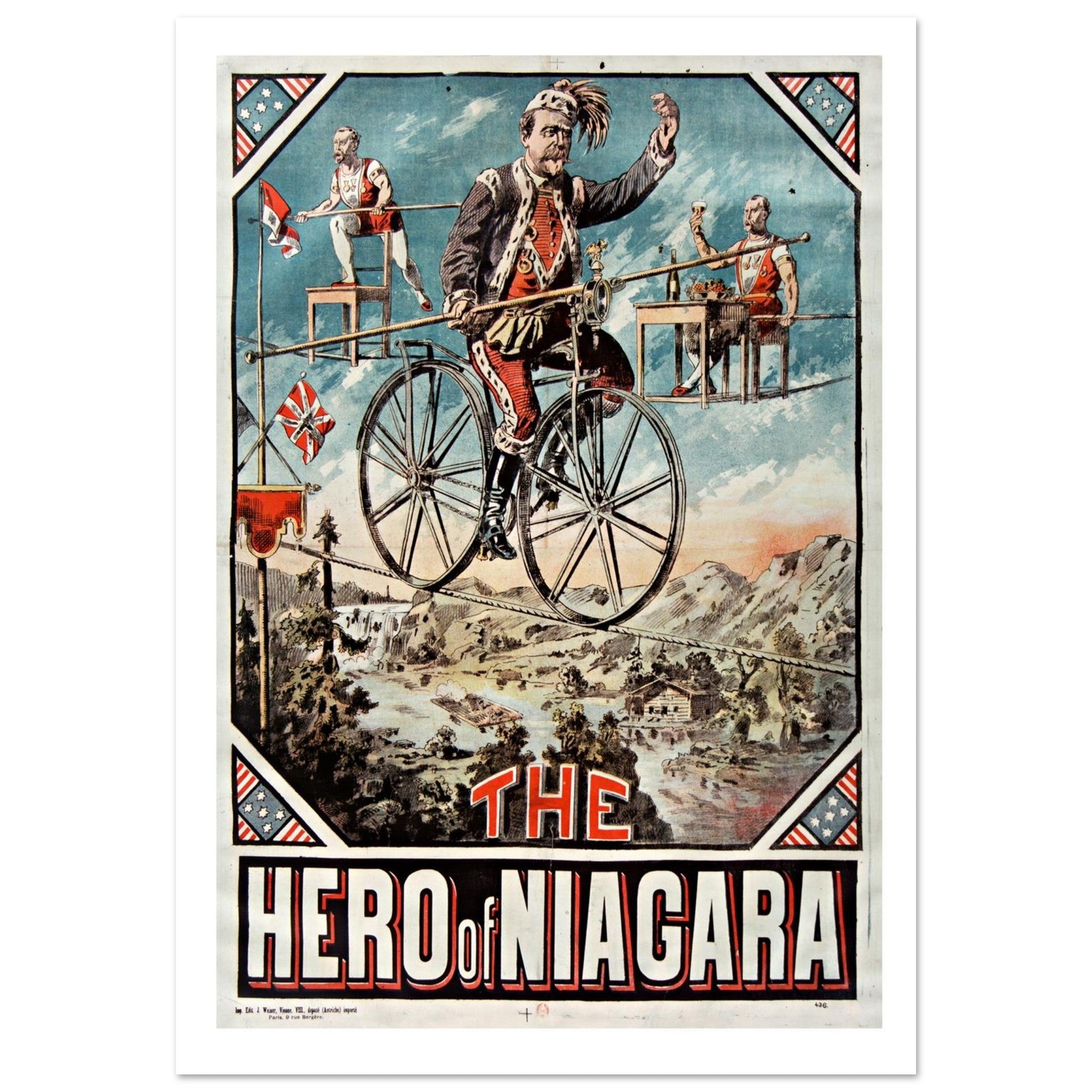 The Hero of Niagara Tightrope Performance - Transit Art