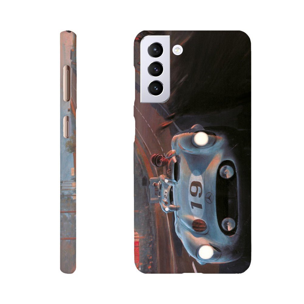 The Mercedes - Benz 300 SLR at Le Mans 1955 - Mobile cover - Transit Art