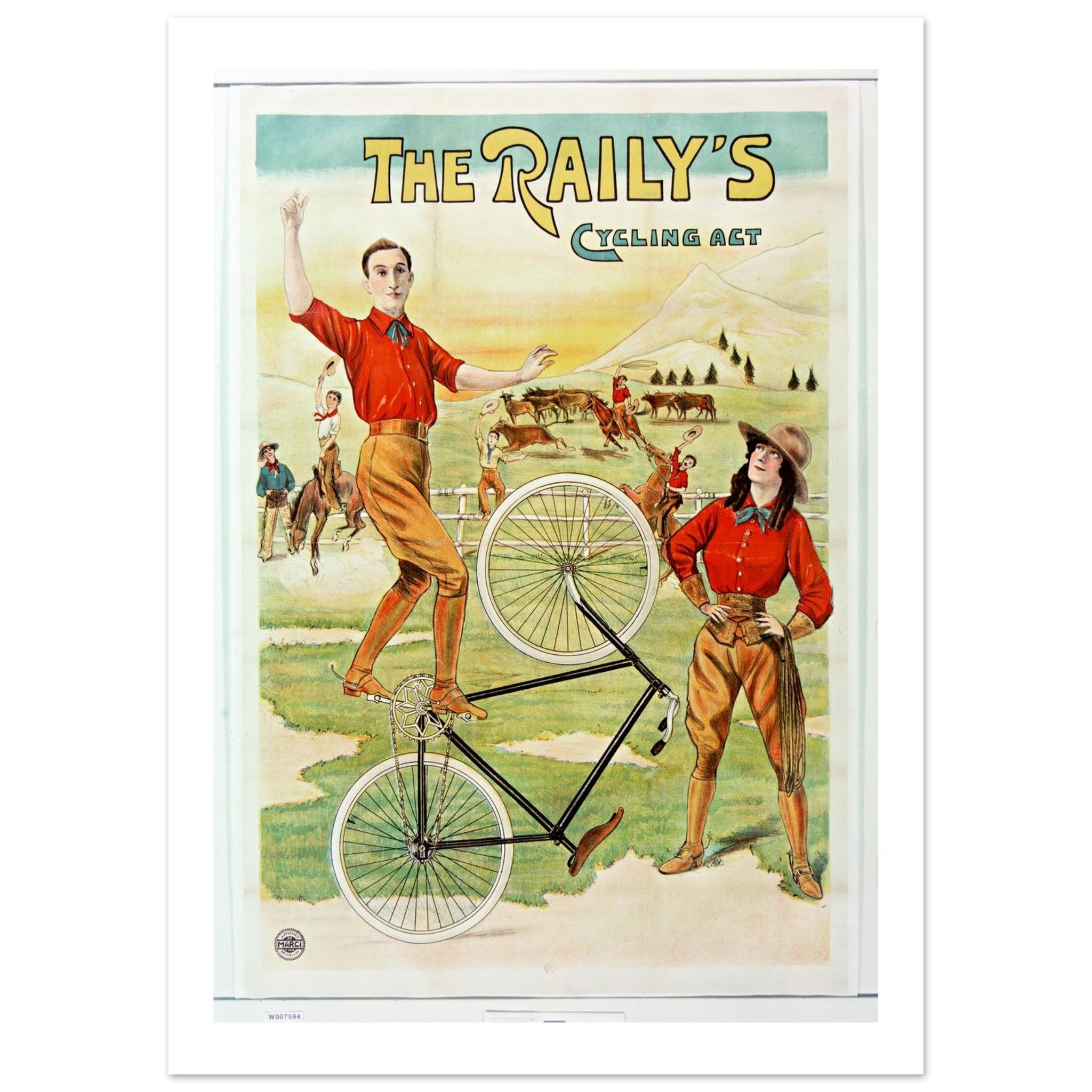 The Raily’s Sensational Acrobat Cycling Act - Transit Art