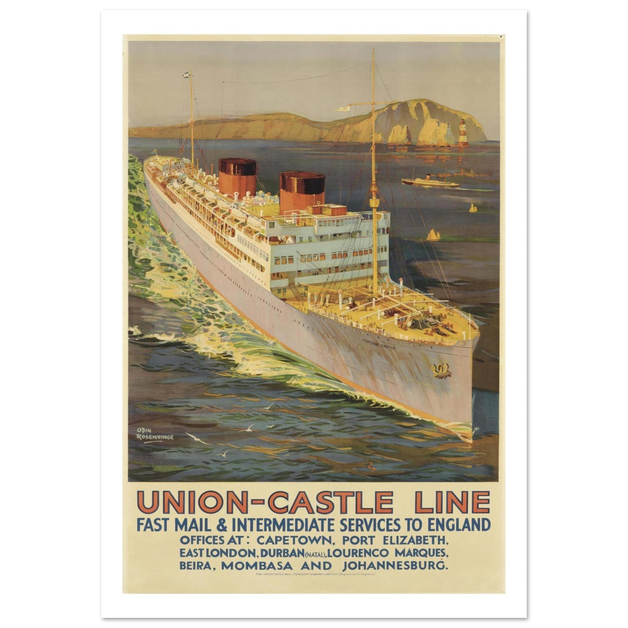 Union Castle Line - Transit Art