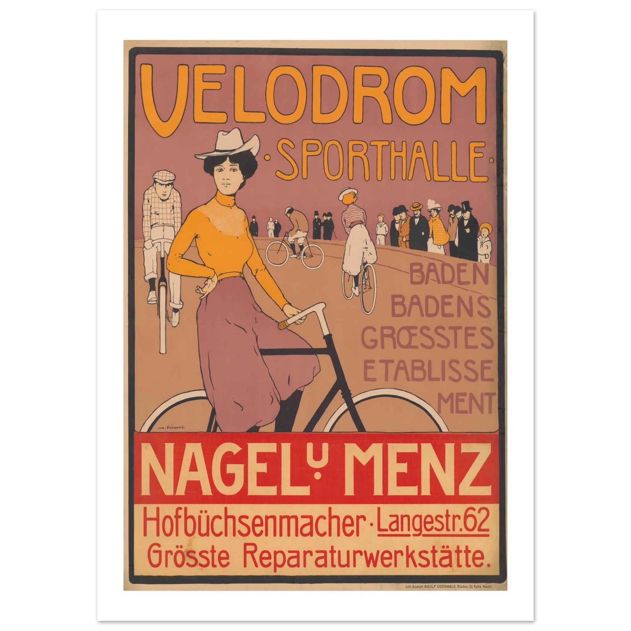 Velodrom Sporthalle: Vintage Cycling in Baden - Transit Art