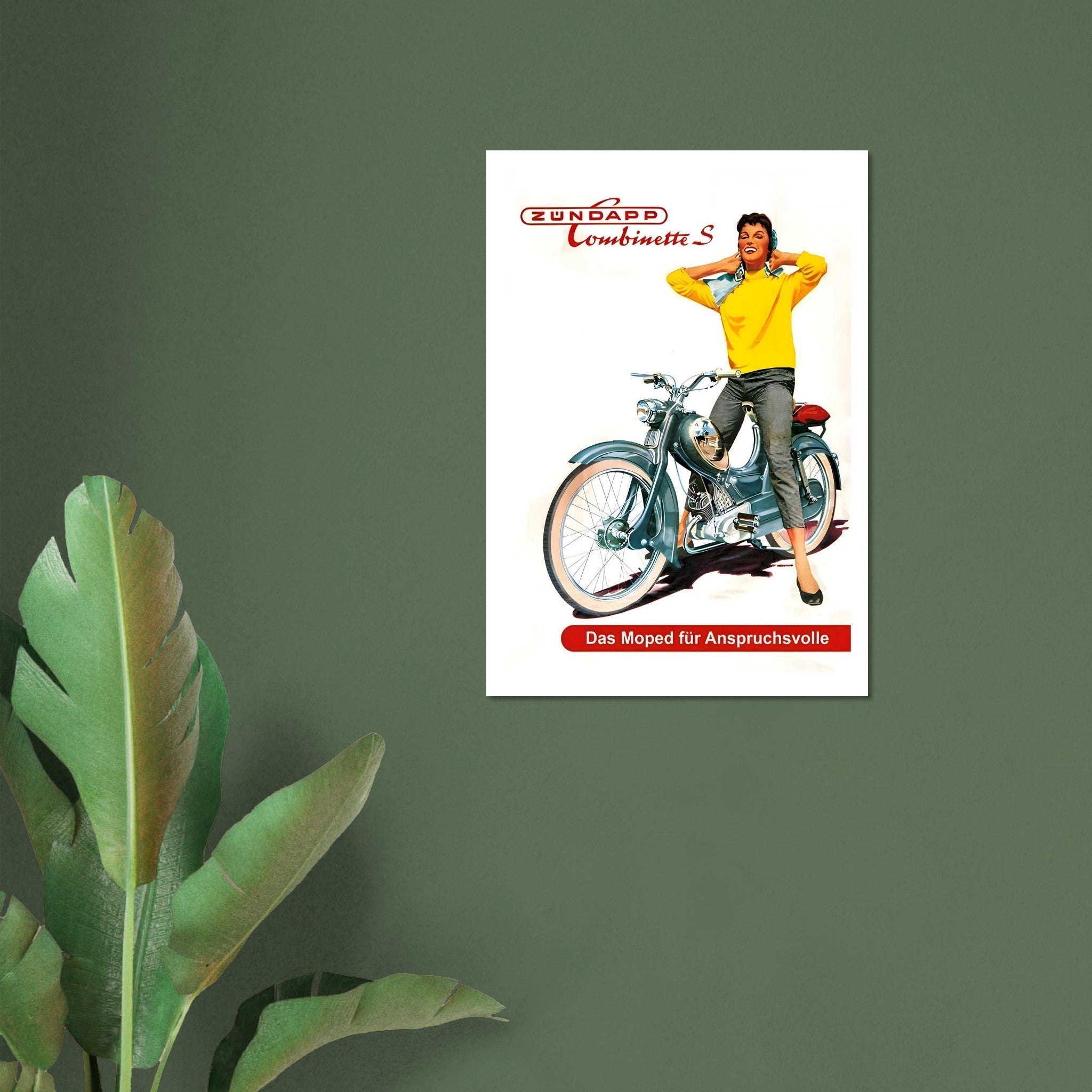 Vintage Zündapp Combimette S Poster - Transit Art
