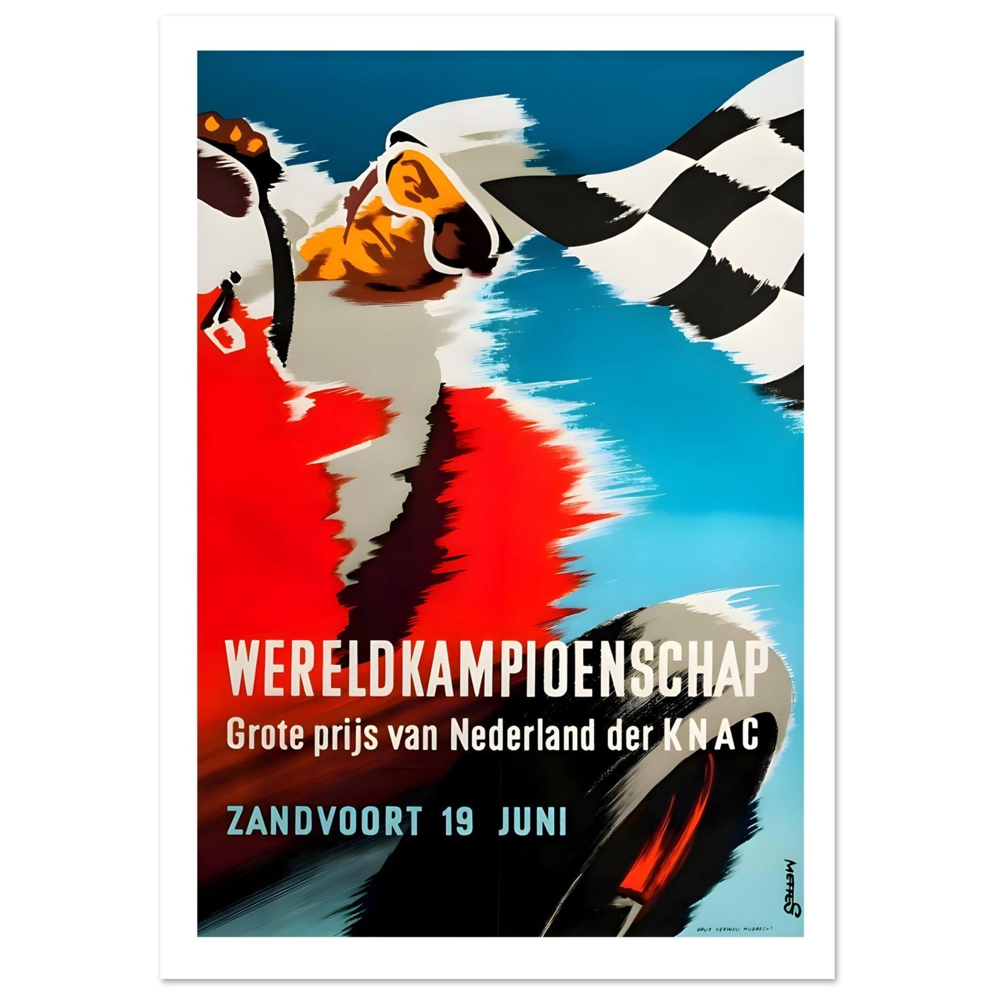 Zandvoort World Championship Grand Prix Poster - Transit Art