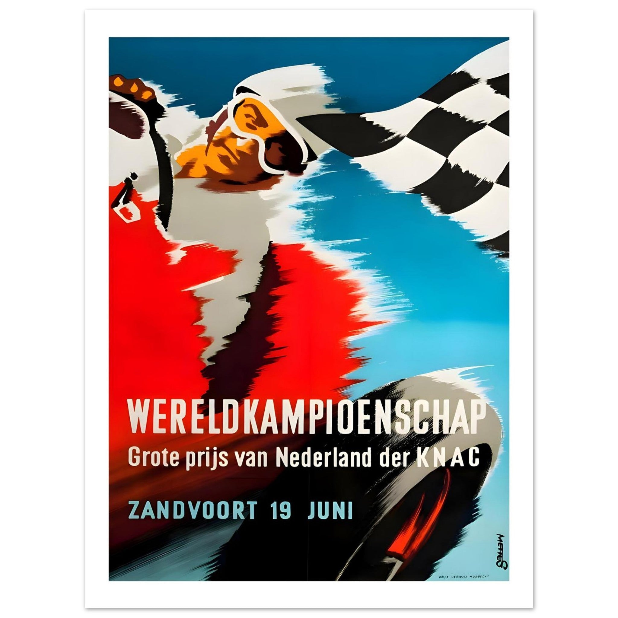 Zandvoort World Championship Grand Prix Poster - Transit Art