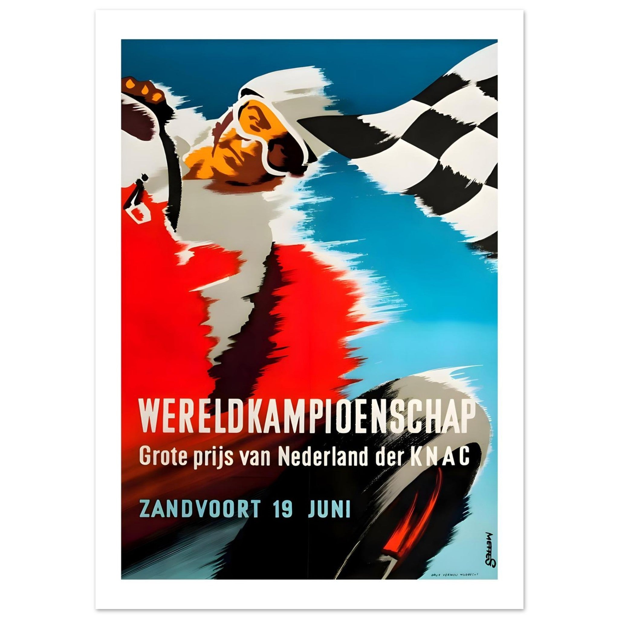 Zandvoort World Championship Grand Prix Poster - Transit Art