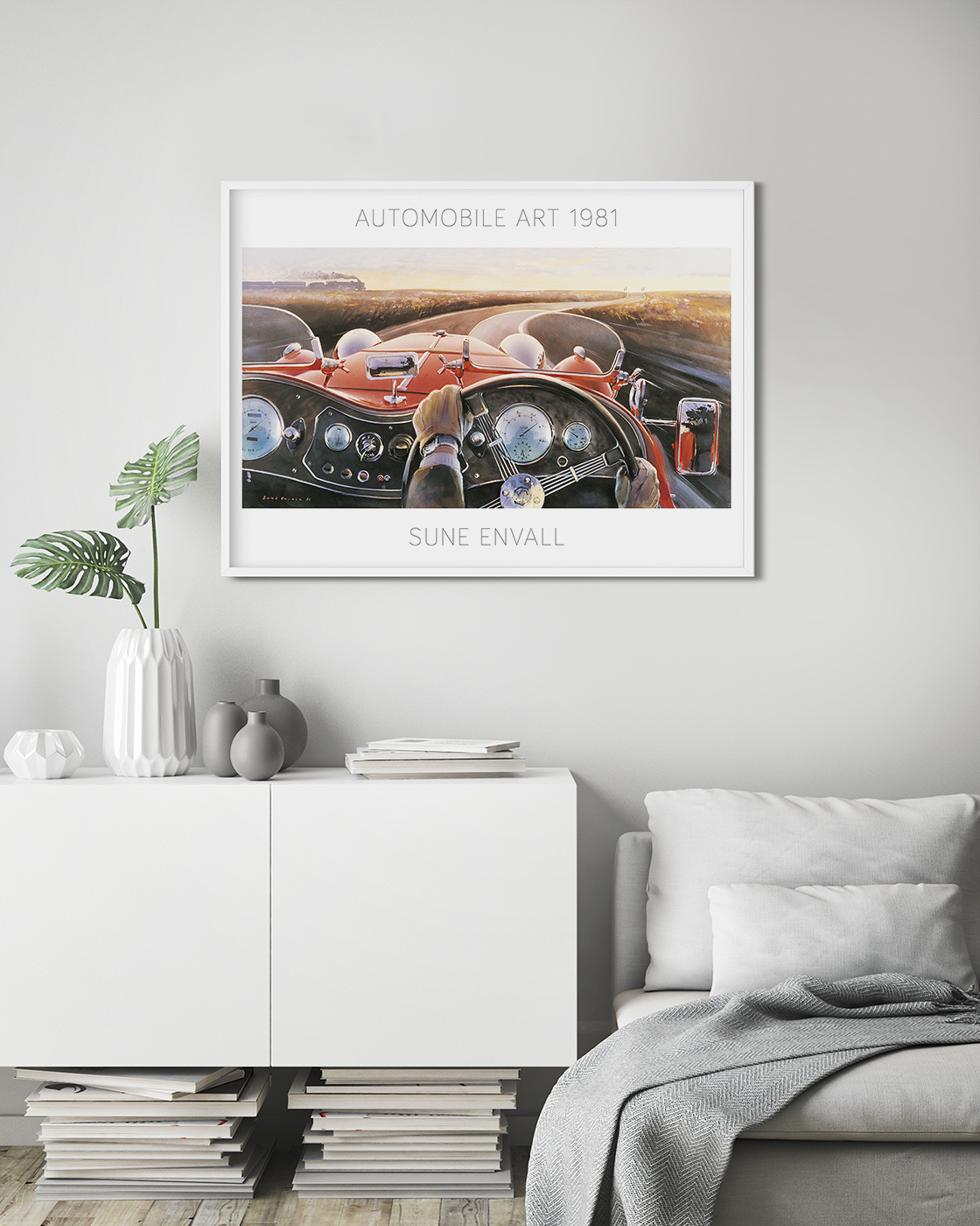 A classic MG TC racing against the clock