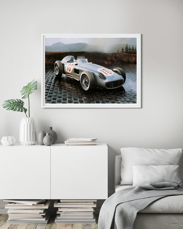 The 1954 Mercedes W196 is a legendary racing car