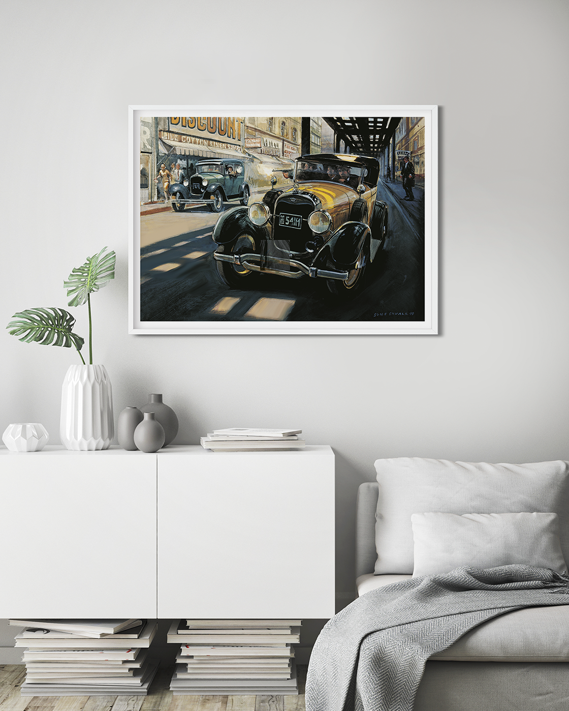 Rivals on the streets of Chicago during the prohibition era