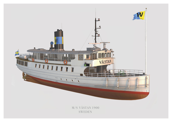 M/S Västan, a Swedish coastal vessel dating back to 1939