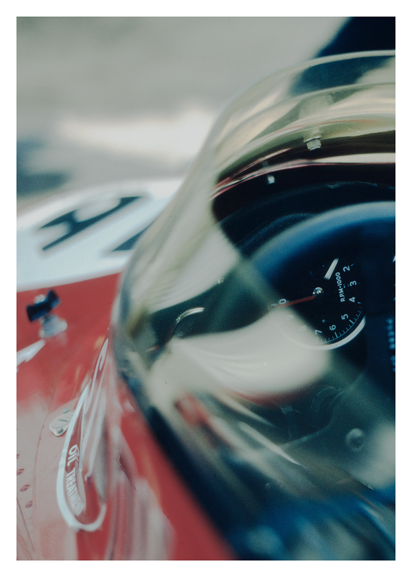 A detail photo taken with Hasselblad camera of the March F1 car driven by Ronnie Peterson