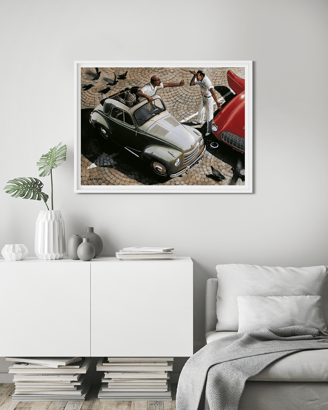 Italian Square Life - Transit Art