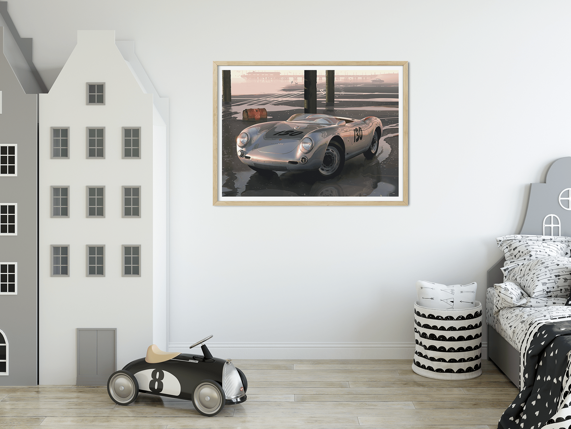 James Dean at the beach - Transit Art