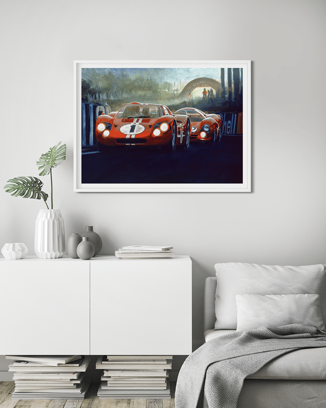 LeMans dawn duel - Transit Art