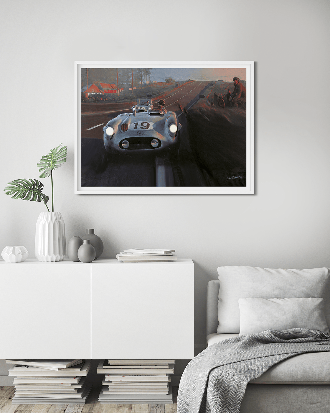 The Mercedes - Benz 300 SLR at Le Mans 1955 - Transit Art